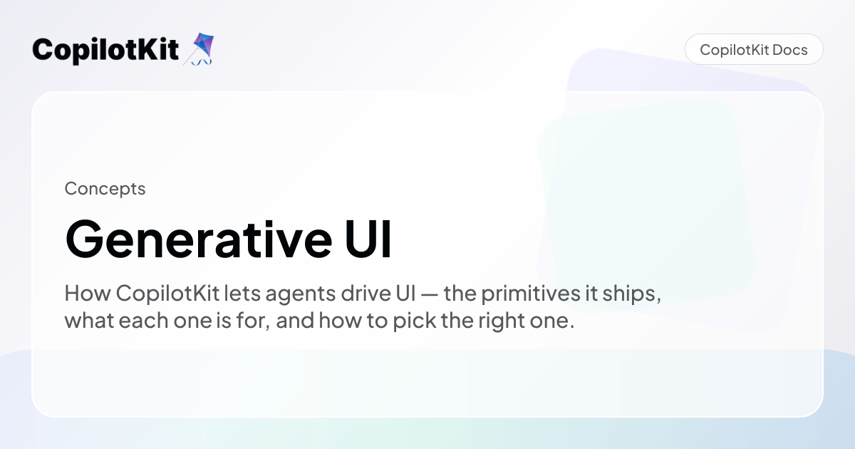 Generative UI