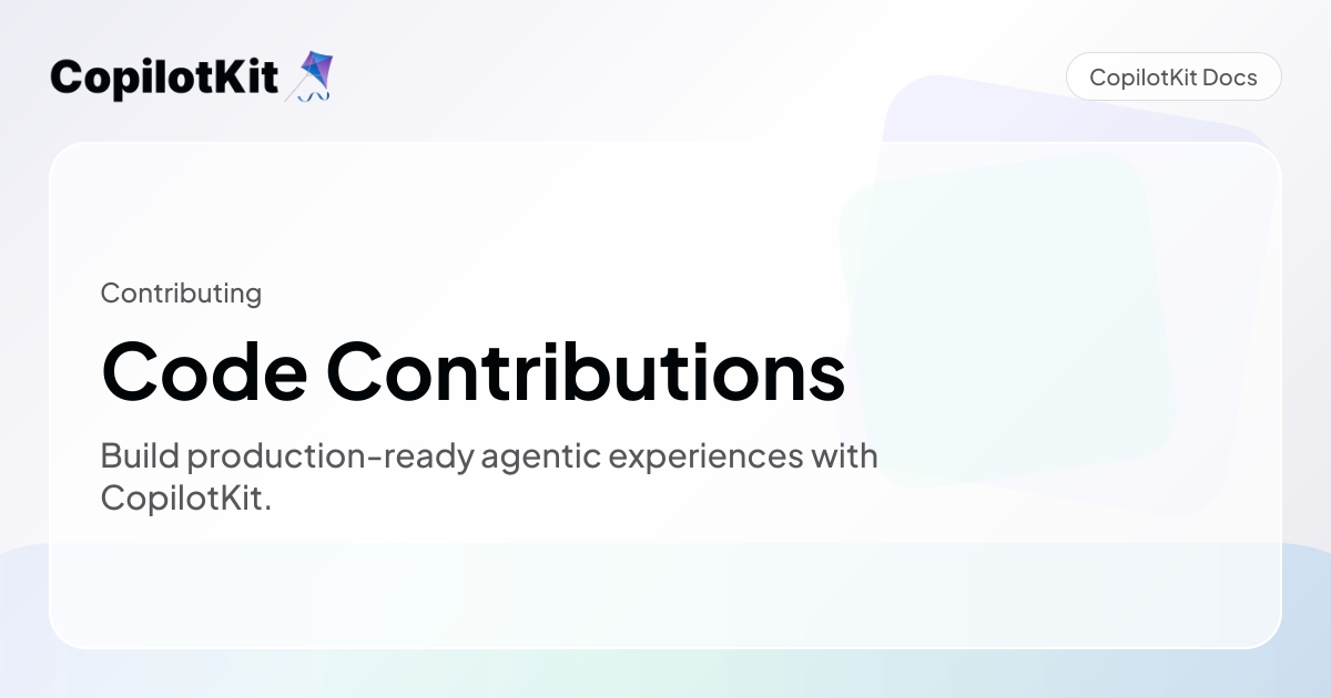 Code Contributions