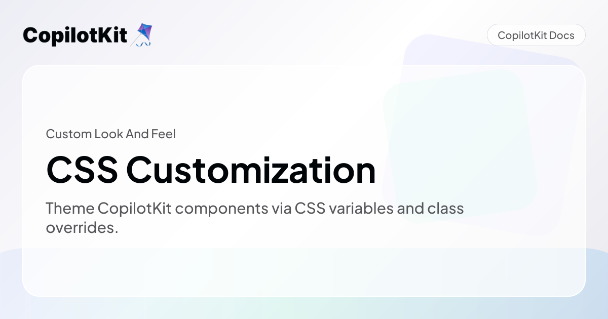 CSS Customization