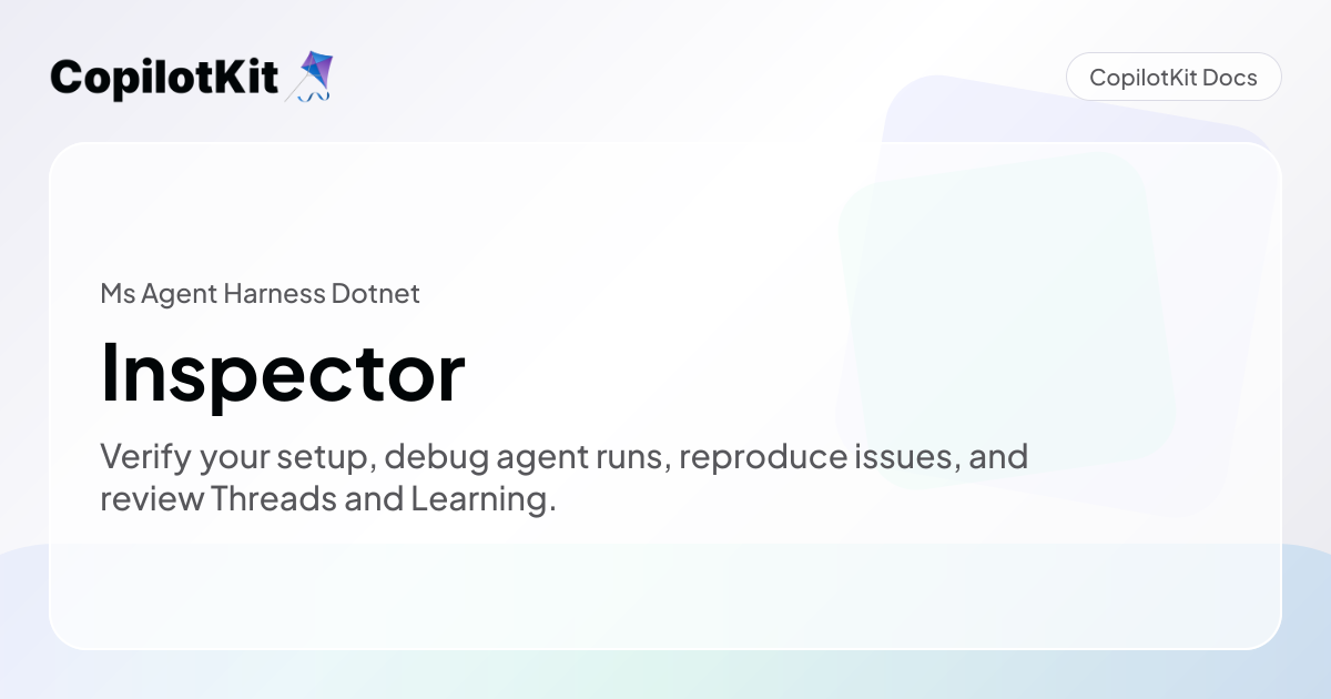 Inspector