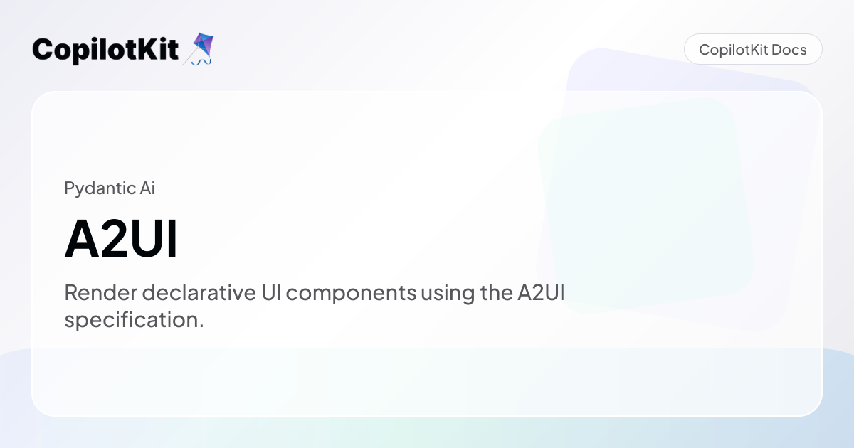 A2UI